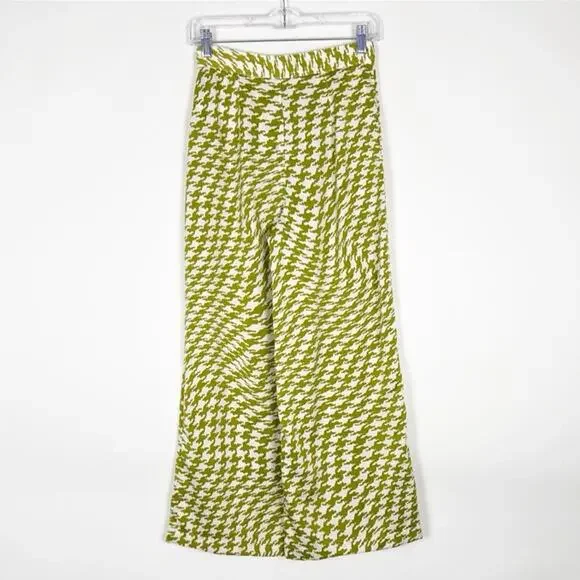 Urban Outfitters Olympia Print Satin Pants Size Small - Picture 3 of 4